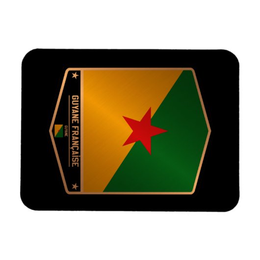 Frans-Guyana Magneet (Horizontaal)