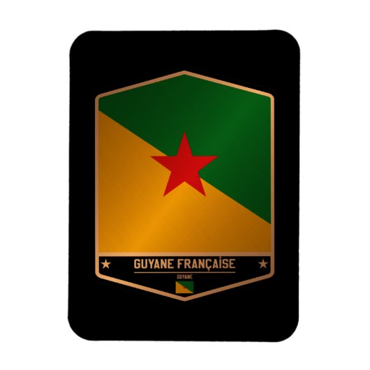 Frans-Guyana Magneet (Verticaal)