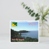 Frans Guyana - Port Île Royale - Briefkaart (Staand voorkant)