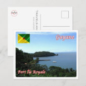 Frans Guyana - Port Île Royale - Briefkaart (Voorkant / Achterkant)