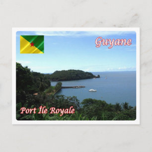 Frans Guyana - Port Île Royale - Briefkaart
