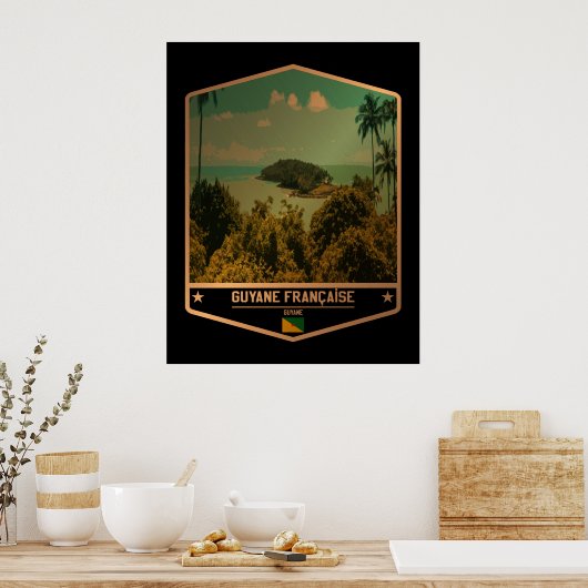 Frans Guyana Poster (Keuken)