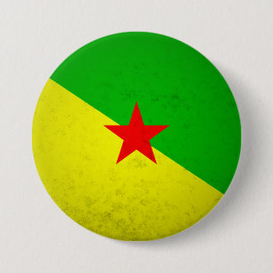 Frans-Guyana Ronde Button 7,6 Cm