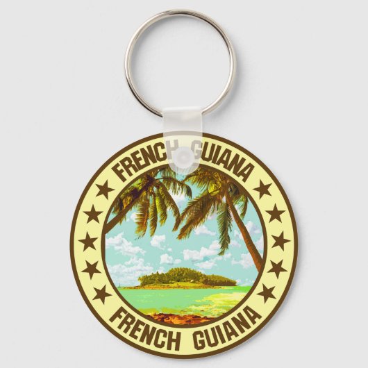 Frans-Guyana Sleutelhanger (Achterkant)