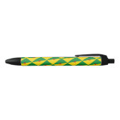 Frans-Guyana vlag balpen Zwarte Inkt Pen (Bovenkant)
