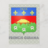 Frans-Guyana wapenschild Briefkaart (Voorkant)