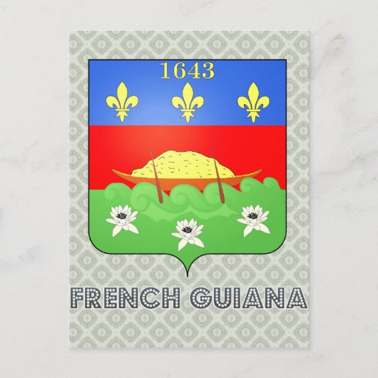 Frans-Guyana wapenschild Briefkaart (Voorkant)