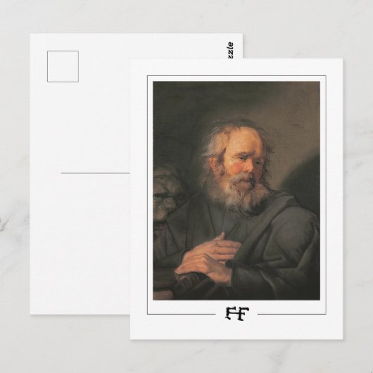 Frans Hals #22 - Fine Art Briefkaart (Voorkant / Achterkant)