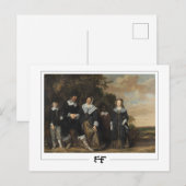Frans Hals #277 - Fine Art Briefkaart (Voorkant / Achterkant)