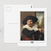 Frans Hals #2 - Fine Art Briefkaart (Voorkant / Achterkant)