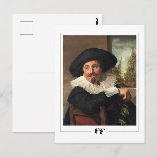 Frans Hals #2 - Fine Art Briefkaart (Voorkant / Achterkant)