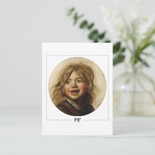Frans Hals #97 - Fine Art Briefkaart (Staand voorkant)
