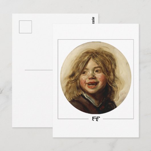 Frans Hals #97 - Fine Art Briefkaart (Voorkant / Achterkant)