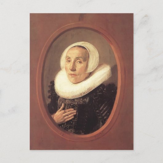 Frans Hals- Anna van der Aar Briefkaart (Voorkant)