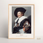 Frans Hals Lachend Cavalier Classic Elegance Poster