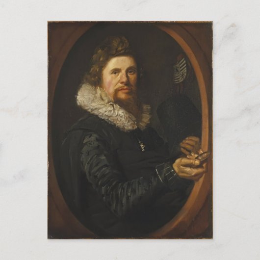 Frans Hals- Portret van een Man Briefkaart (Voorkant)