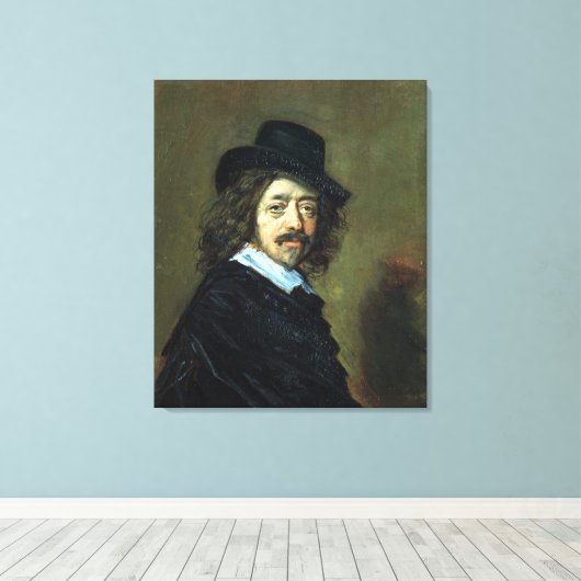 Frans Hals Self-portret Canvas Afdruk (Insitu (Houten vloer))