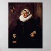 Frans Hals - Wife van Pieter Jacobsz Poster (Voorkant)