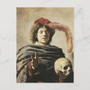 Frans Hals Young Man with Skull Briefkaart