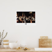 Frans Hals Zedign Art Poster #206 (Keuken)