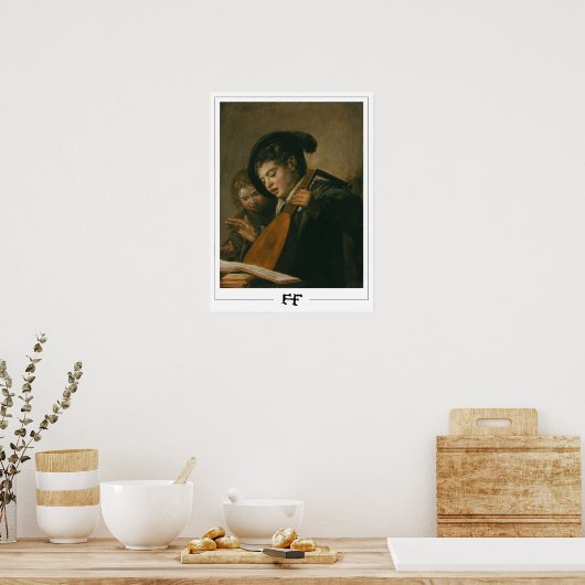 Frans Hals Zedign Art Poster #216 (Keuken)