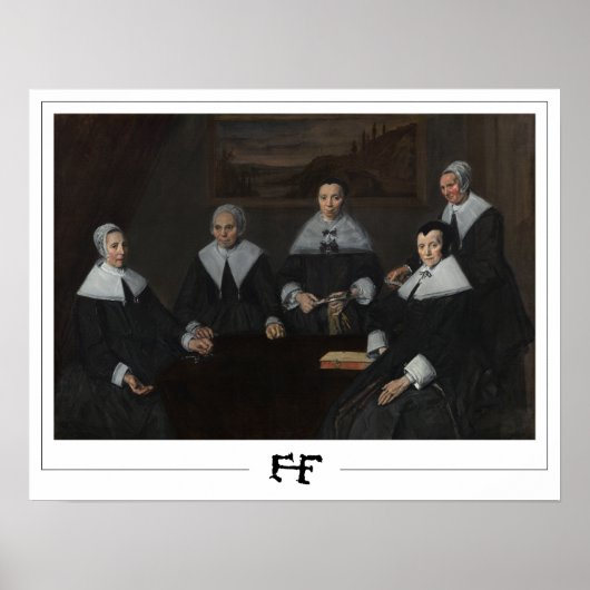 Frans Hals Zedign Art Poster #246 (Voorkant)