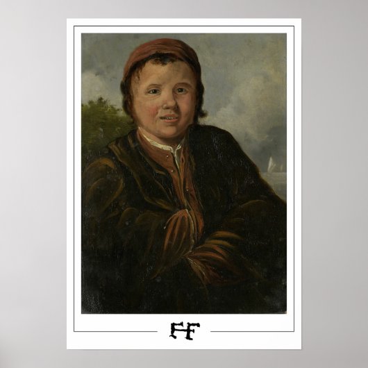 Frans Hals Zedign Art Poster #268 (Voorkant)