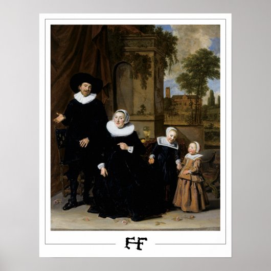 Frans Hals Zedign Art Poster #5 (Voorkant)