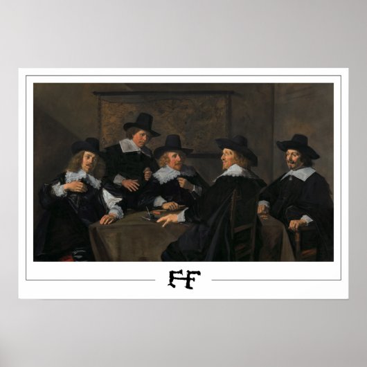 Frans Hals Zedign Art Poster #66 (Voorkant)