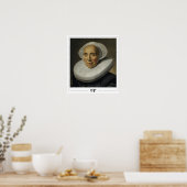Frans Hals Zedign Kunstposter #164 Poster (Keuken)