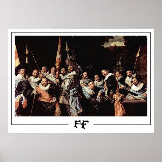 Frans Hals Zedign Kunstposter #206 Poster (Voorkant)