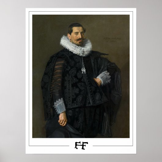 Frans Hals Zedign Kunstposter #222 Poster (Voorkant)