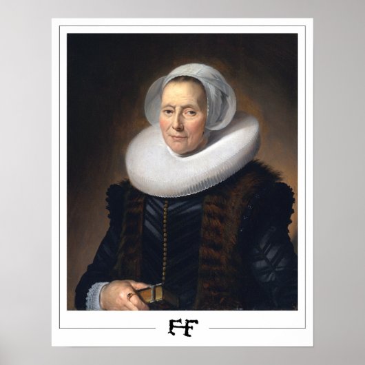 Frans Hals Zedign Kunstposter #225 Poster (Voorkant)