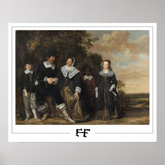 Frans Hals Zedign Kunstposter #277 Poster (Voorkant)