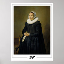 Frans Hals Zedign Kunstposter #303