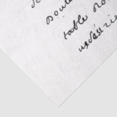 Frans handschrift en ontwerp Rode Roos Serie 14 Tissuepapier (Detail)