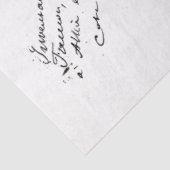 Frans handschrift en ontwerp Rode Rozen Serie 15 Tissuepapier (Detail)