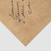 Frans handschrift en ontwerp Rode Rozen Serie 6 Tissuepapier (Detail)
