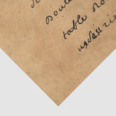 Frans handschrift en ontwerp Rode Rozen Serie 7 Tissuepapier (Detail)
