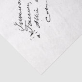 Frans Handschrift en Red Rose Series Design 15 Tissuepapier (Detail)