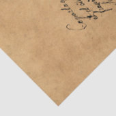 Frans Handschrift en Red Rose Series Design 1 Tissuepapier (Detail)