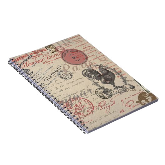  Frans Handschrift Paris Rooster Notitieboek (Rechterzijde)