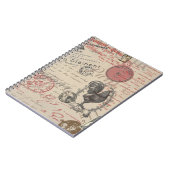  Frans Handschrift Paris Rooster Notitieboek (Linkerzijde)