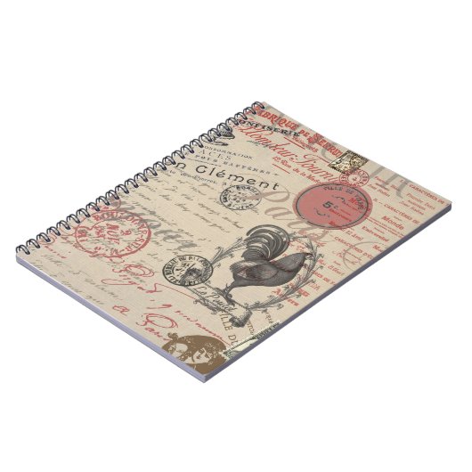  Frans Handschrift Paris Rooster Notitieboek (Linkerzijde)