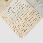 Frans handschrift tissuepapier (Detail)