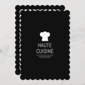 Frans Haute Cuisine Gourmet Kitchen Kaart (Voorkant / Achterkant)