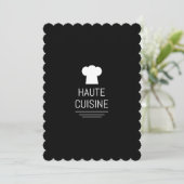 Frans Haute Cuisine Gourmet Kitchen Kaart (Staand voorkant)