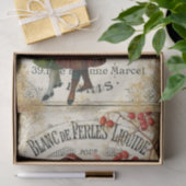 Frans holiday-decoupage Craft Tissuepapier (Geschenk)