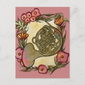 Frans Hoorn Band Camp Art Horns Band leraar Briefkaart (Voorkant)