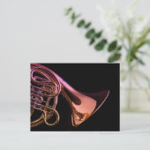 Frans hoorn muziekinstrument Afbeelding Briefkaart (Staand voorkant)